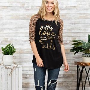 His love never fails tee